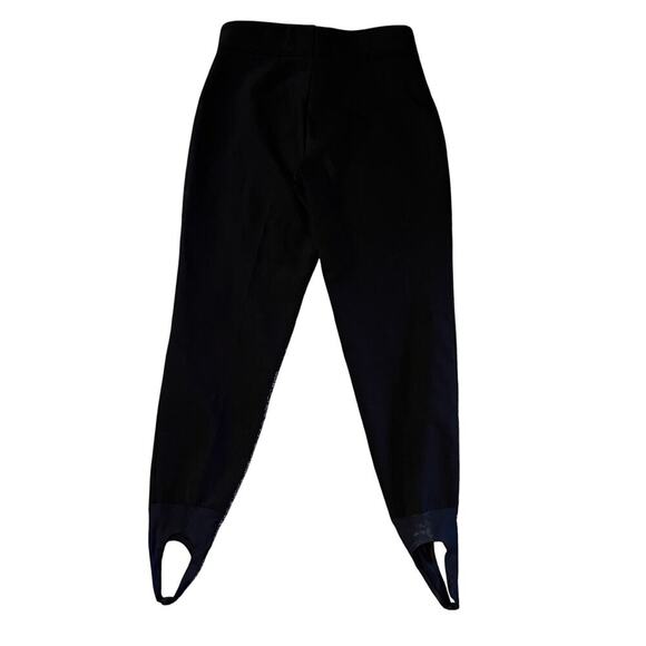 L.L. Bean Schoeller Women's Vintage Black Stirrup Ski Pants.  Size 12 Long - Picture 2 of 7